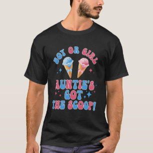 Jongen of meisje Tante weet het Ijs Geslacht T-shirt
