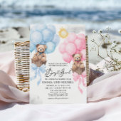 Jongen of meisje uitnodiging, gender onthullen Bee Kaart