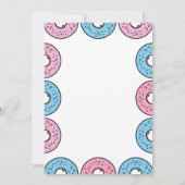 Jongen of Meisje We Donut Ken Geslacht Onthullen Kaart (Achterkant)