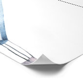 Jongen of meisje we weten geslacht openbaren grafi poster (Hoek)