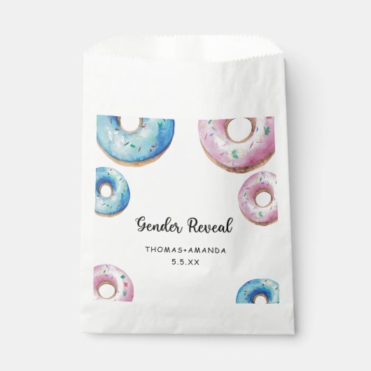 Jongen of meisje we weten niet geslacht openbaren bedankzakje (Voorkant)