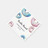 Jongen of meisje we weten niet geslacht openbaren servet (Hoek)