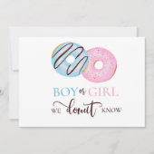 Jongen of meisje weten niet hoe het geslacht is. kaart (Voorkant)