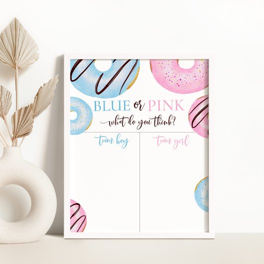 Jongen of meisje weten niet hoe het geslacht is. poster