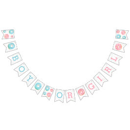 Jongen of meisjes Banner onthullen