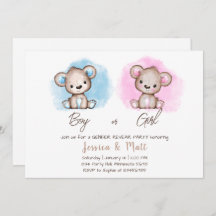 Jongen of meisjes Beer Genderkwesties onthullen pa