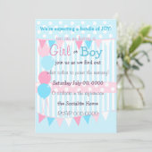 Jongen of meisjes die Baby spelen Kaart (Staand voorkant)