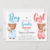 Jongen of meisjes die teddy's hebben, geven hun se kaart (Voorkant)