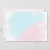 Jongen of meisjes die teddy's hebben, geven hun se kaart (Achterkant)