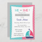 Jongen of meisjes Genderkwesties onthullen partiju Kaart (Voorkant / Achterkant)