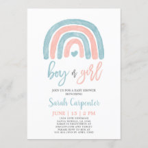 Jongen of meisjes Geslacht onthullen regenboogdouc