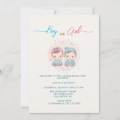 Jongen of meisjes Geslachtsfeest Kaart (Voorkant)