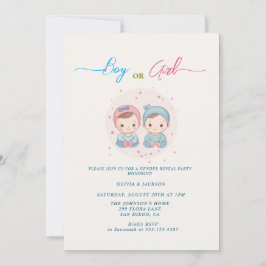 Jongen of meisjes Geslachtsfeest Kaart