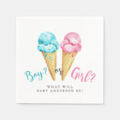 Jongen of meisjes IJscream Servet (Voorkant)