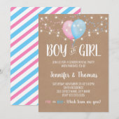 Jongen of meisjes kaart (Voorkant / Achterkant)