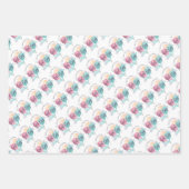 Jongen of meisjes met Baby Dinosaurs Inpakpapier Vel (Voorkant 2)