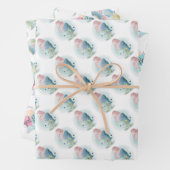 Jongen of meisjes met Baby Dinosaurs Inpakpapier Vel (In situ)