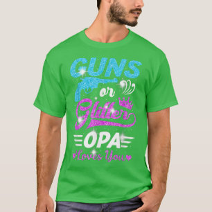 Jongen of meisjes roze of blauw OPA houden van je T-shirt