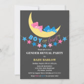 Jongen of meisjes Teddy bears Gender Reopenbaart f Kaart (Voorkant)