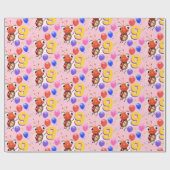 Jongen of meisjes van 9 jaar oud Ladybug inpakken  Cadeaupapier (Vlak)