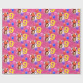 Jongen of meisjes van 9 jaar oud Ladybug inpakken Cadeaupapier (Vlak)