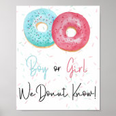 Jongen of meisjes, we weten dat seksespecificaties poster (Voorkant)