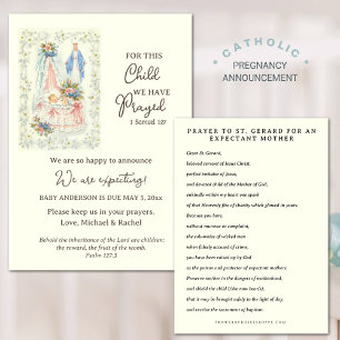 Jongen of meisjes Zwangerschap Aankondiging Baby