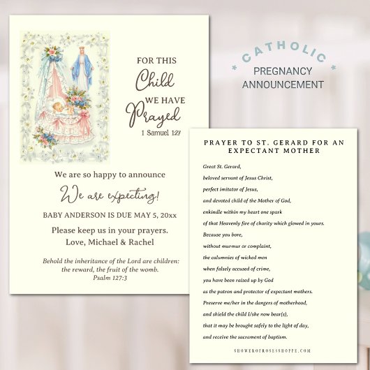 Jongen of meisjes Zwangerschap Aankondiging Baby