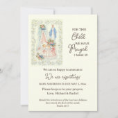 Jongen of meisjes Zwangerschap Aankondiging Baby (Voorkant)