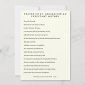 Jongen of meisjes Zwangerschap Aankondiging Baby (Achterkant)