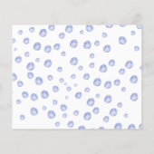 Jongen- of meisjeswalvis onthullen budgetuitnodigi (Achterkant)