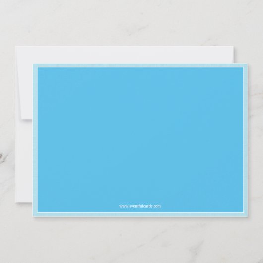 Jongen oh Boy Baby shower nodiging Kaart (Achterkant)