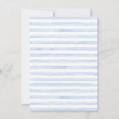 Jongen Olifant Oerwoud Baby Douche Uitnodigingen (Achterkant)