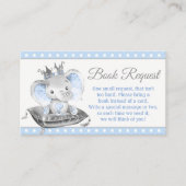 Jongen Olifant Prins Boek Aanvraag Informatiekaartje (Voorkant)