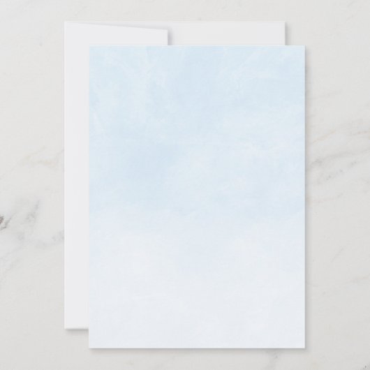 Jongen Olifant Waterverf Ballonnen 1e Verjaardag Kaart (Achterkant)