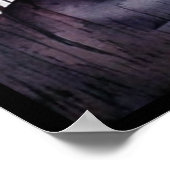 Jongen onder het Poster Volledige maan Waterverf (Hoek)