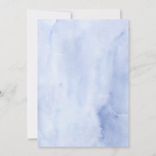 Jongen onder het Zee Baby shower Uitnodiging (Achterkant)