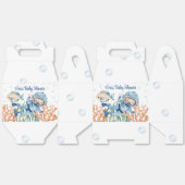 Jongen onder het Zeeen Baby shower Bedankdoosjes (Ongevouwen)