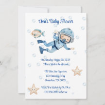 Jongen onder het Zeeen Baby shower