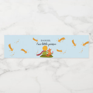 Jongen, ons kleine prins water fleslabel waterfles etiket