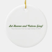 Jongen ontdekken boomkeramisch sieraad keramisch ornament (Achterkant)