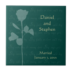 Jongen ontmoet jongen tegeltje