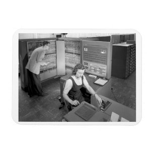 Jongen ontmoeten meisje, computerdrogen,  stijl magneet