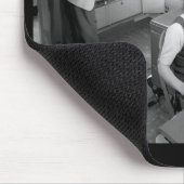 Jongen ontmoeten meisje, computerdrogen, stijl muismat (Hoek)