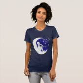 Jongen op de maan t-shirt (Voorkant volledig)