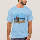 Jongen op de Topjes van de Beach Mannen T-shirt (Voorkant)