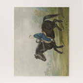 Jongen op een Pony (door Penry Williams) Legpuzzel (Verticaal)