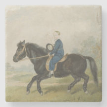 Jongen op een pony (door Penry Williams)