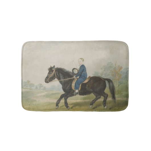 Jongen op een Pony (van Penry Williams) Badmat (Voorkant)