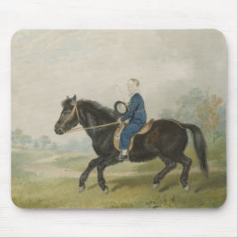 Jongen op een Ponyrijdend (door Penry Williams) Muismat